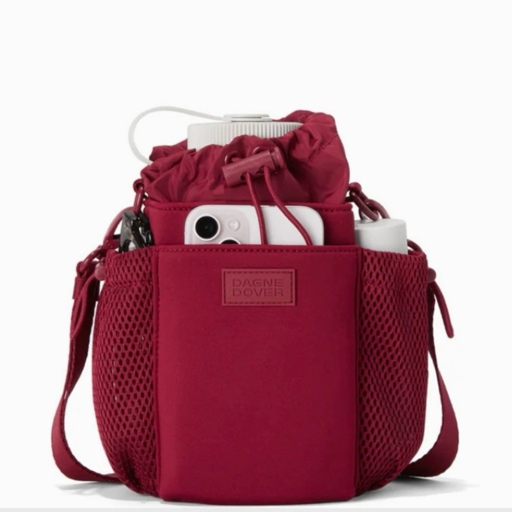 Dagne Dover SLOAN WATER BOTTLE SLING Neoprene Crossbody Spice Red Unisex
